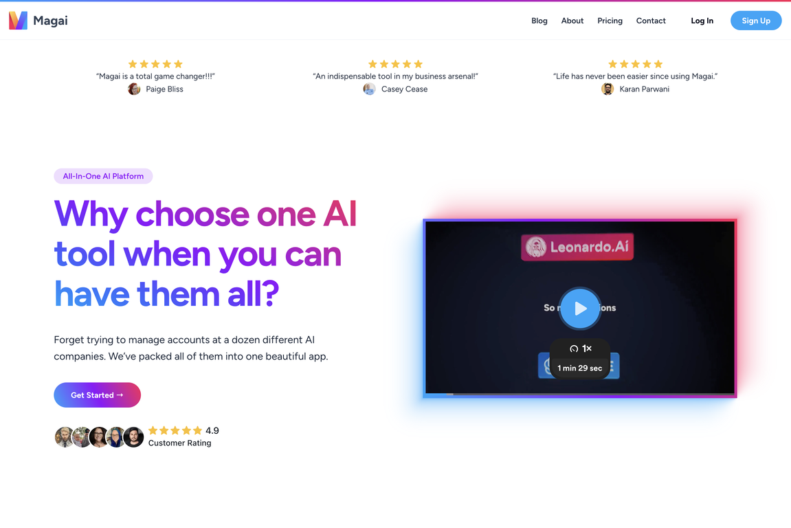 Magai: Ihre All-in-One-Lösung für KI-Produktivität