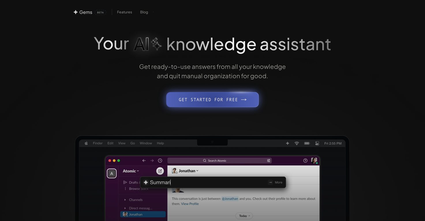 Gems: Ihr intelligenter Wissensassistent für effiziente Zusammenarbeit